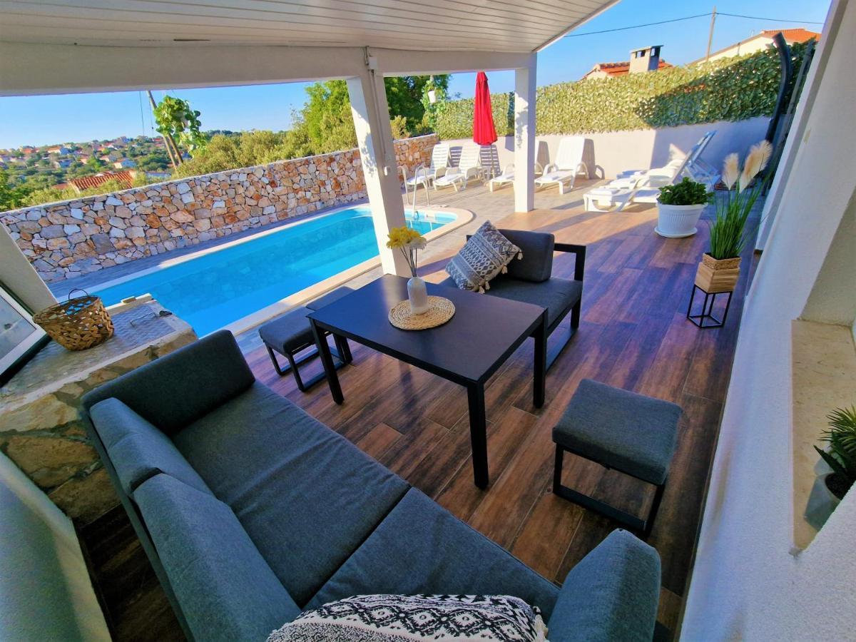 Anas Lagoon Holiday House With Pool At Azure Beach Drvenik Mali Buitenkant foto