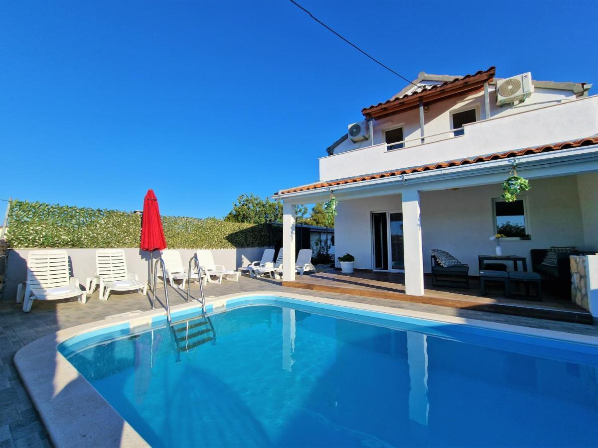 Anas Lagoon Holiday House With Pool At Azure Beach Drvenik Mali Buitenkant foto